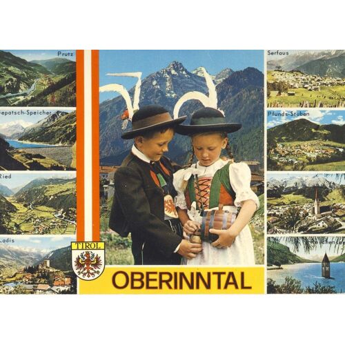 Oberinntal : Prutz, Gepatsch-Speicher, Ried, Ladis, Serfaus, Pfund Stuben, Nauders, Scheschensee, Blason Du Tyrol