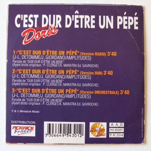 C'est Dur D'etre Un Pepe 3 Tracks Jewel Case