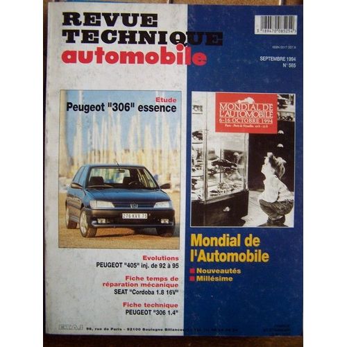 Revue Technique Automobile Peugeot 306 Essence  N° 565