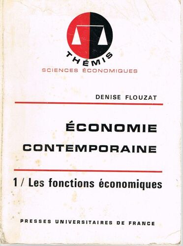 Économie Contemporaine N° 1 - Les Fonctions Économiques