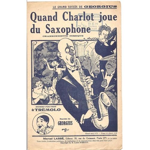 Quand Charlot Joue Du Saxophone