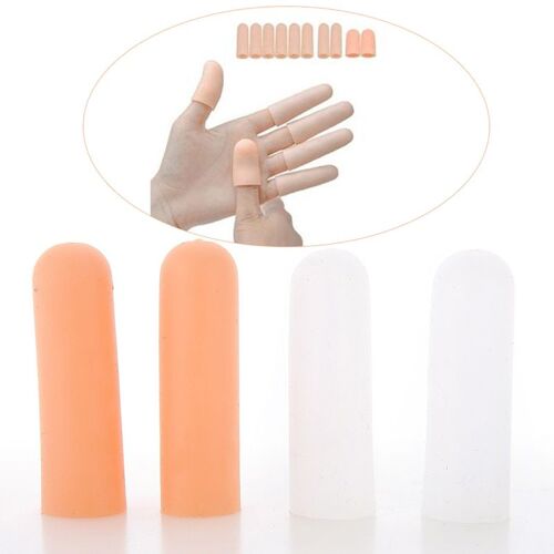 Xm 1 Paire De Tube D'orteil En Silicone Portable Réduisent La Douleur De La Peau Fissurée Par Les Ampoules De Maïs Gel Protège-Doigts 