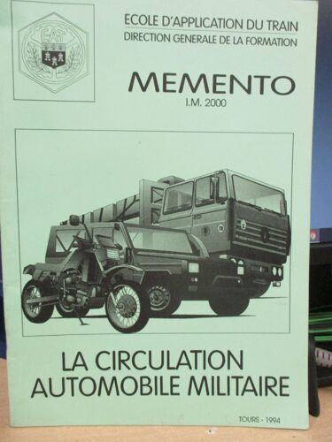 Circulation Automobile Militaire