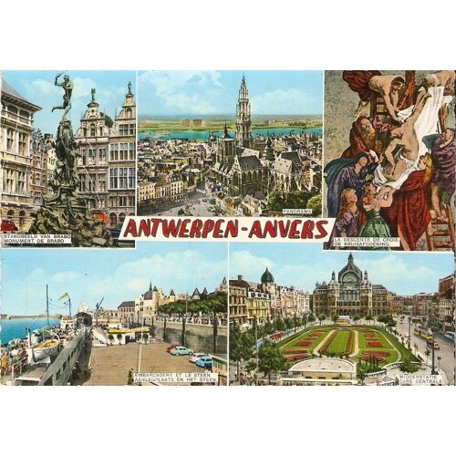 Carte Postale De Anvers En Belgique