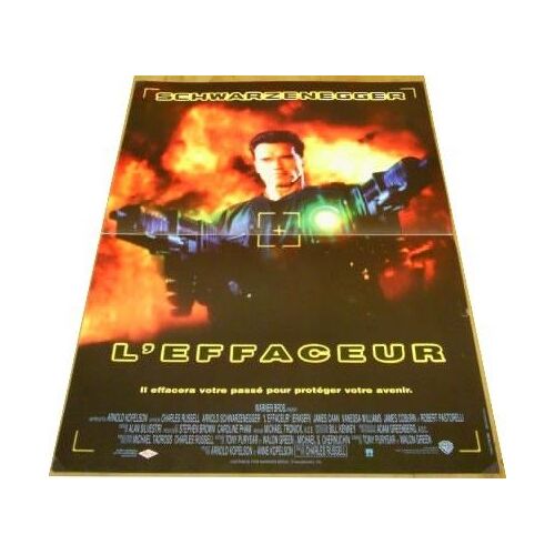 L'effaceur Avec Arnold Schwarzenegger, James Caan, James Coburn / Affiche De Cinéma Originale / Petit Format 40 X 54 Cm