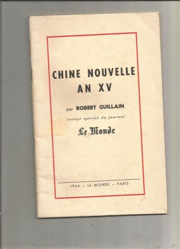 Chine Nouvelle. An Xv