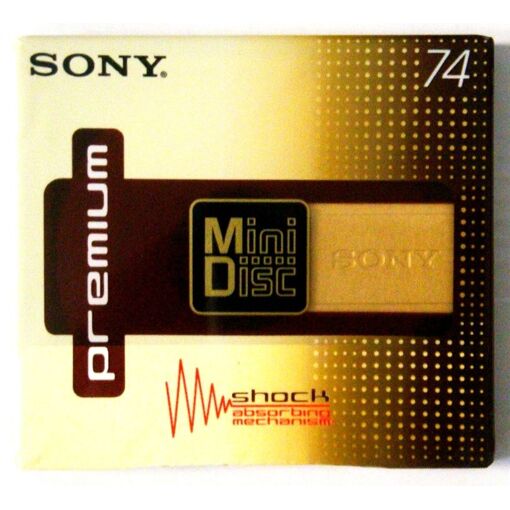 Lot 6 Mini-disques Sony MD 74/80m + étui + Disque Nettoyeur - RARE