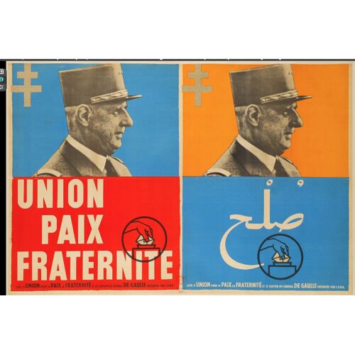 Affiche Union Paix Fraternité