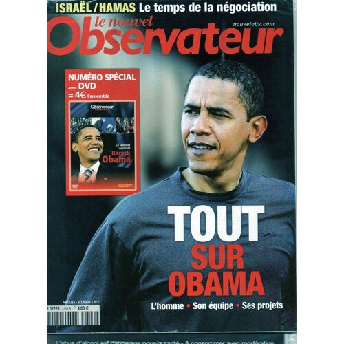 Le Nouvel Observateur  N° 2306 : Tout Sur Obama N° Special Avec Un Dvd Collector De 90 Mn