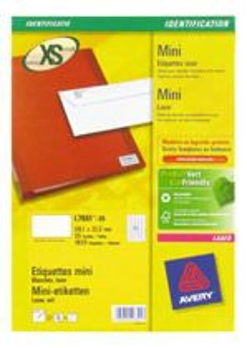 Bte 1400 Etiq-Adresses 99,1x38 Etiquettes-Adresses Adhésives