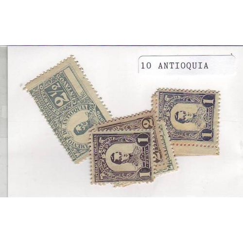 Antioquia - Lot De 10 Timbres Differents