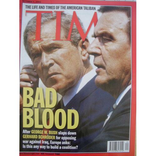 Time October 7, 2002  N° 40 : Bad Blood