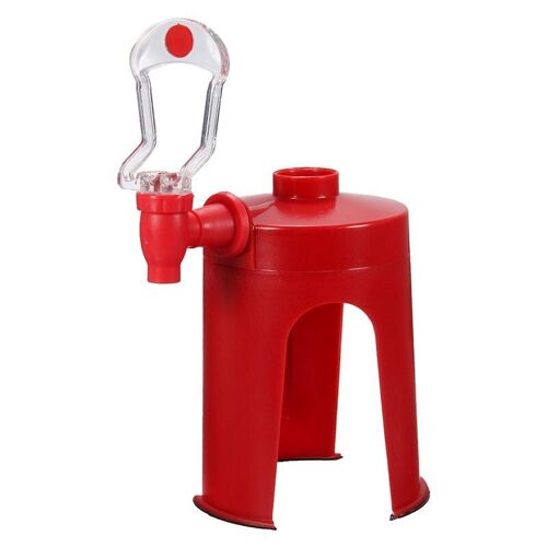 Distributeur de Soda Fizz distributeur de boissons, distributeur d'eau de fête Cola Sprite, rouge