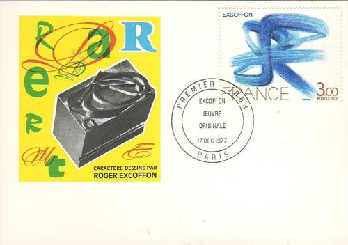 Roger Excoffon - Paris Fdc 1er Jour - Ref 000 064