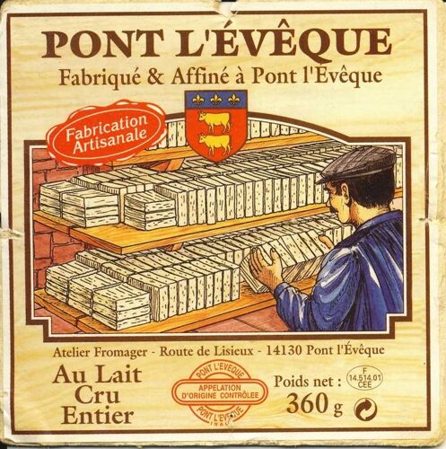 Couvercle De Fromage - Pont L'évêque