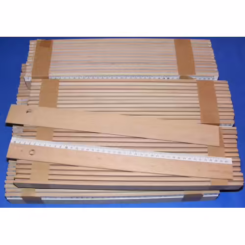 Règle Plate En Bois Graduée 40 Cm.