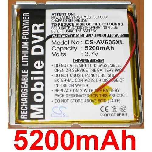batterie Li-PL 2600 mah  pour  Archos AV605, AV605 Wifi ( 80G )