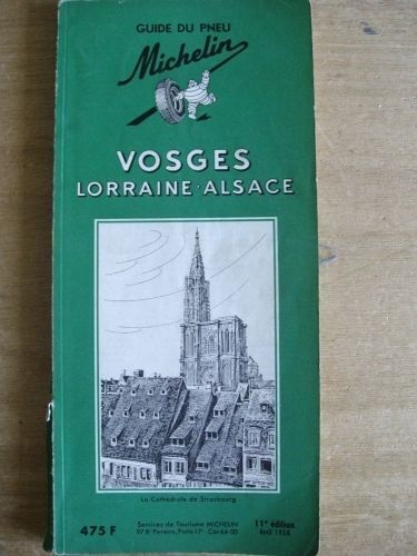 Guide Michelin Vosges Lorraine Alsace