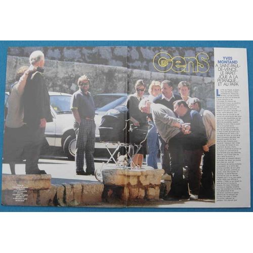 Yves Montand - Coupure De Presse