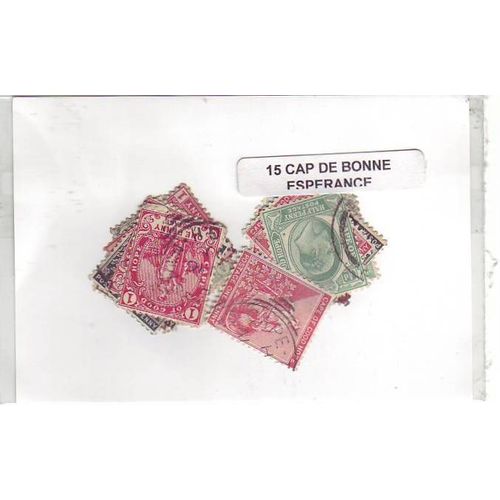 Cap De Bonne Esperance - Lot De 15 Timbres Differents -