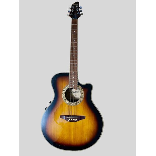 Guitare Électro-Acoustique Avenger Axe-9 – Fabrication Coréenne Superbe État 
