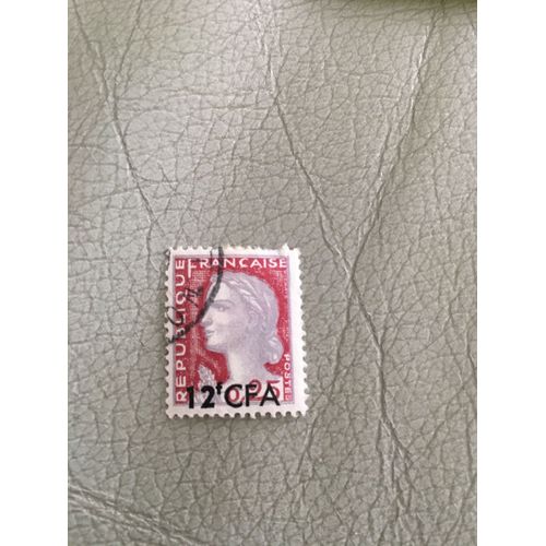 Timbre Marianne De Decaris Cfa 1960