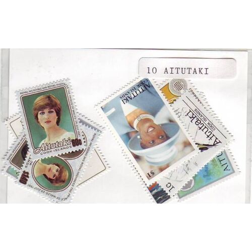 Aitutaki (Cook Islands) - Lot De 10 Timbres Differents