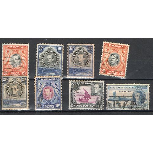Kenya Ouganda Tanganika Timbres Le Roi George Vi