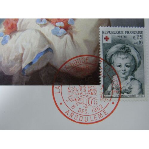 France - Carte + Timbre Oblietre 1er Jour - L'enfant En Pierrot