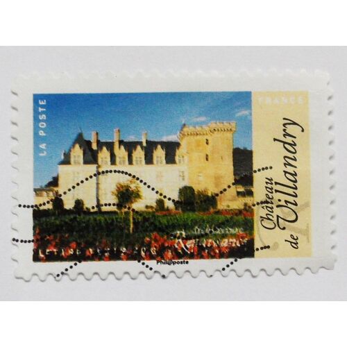 Timbre Oblitéré 2015 Chateau De Villandry