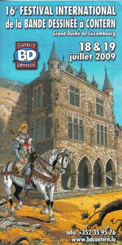 Programme Festival Bd Contern 2009 Par Xavier (Croisade..)
