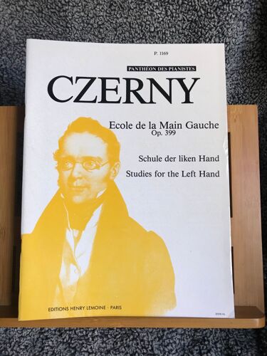 Czerny Ecole De La Main Gauche Opus 669 Partition Méthode Éditions Lemoine
