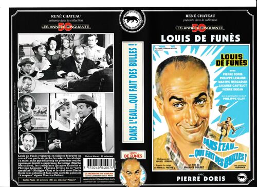 Jaquette Vhs René Chateau --- Dans L'eau Qui Fait Des Bulles