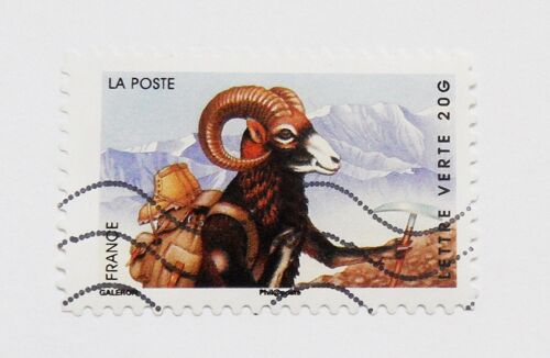 Timbre Oblitéré 2014 Mouflon Vacances