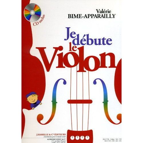 Bîme-Apparailly : Je Débute Le Violon + 1 Cd - Hamelle & Leduc