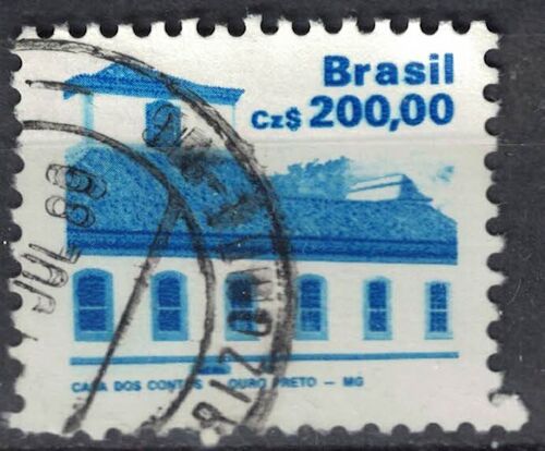 Brésil 1988 Oblitéré Used Casa Dos Contos Ouro Preto Mais Des Contes Su