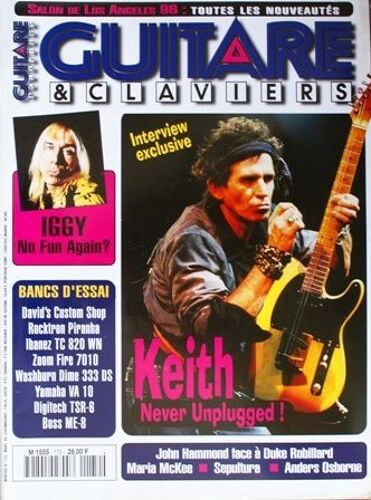Guitare Et Claviers  N° 172 : Keith Never Unplugged !