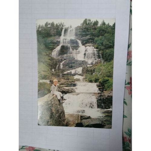 Norvège Cascade De Tvindefossen