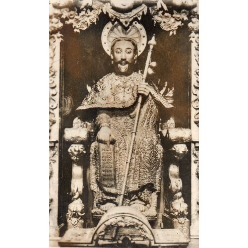 Cpa N° 80 - Theme Religion Esoterisme -Santiago De Compostela - Effigie De Pierre Del'apotre