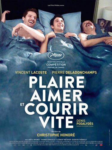 Plaire, Aimer Et Courir Vite - Véritable Affiche De Cinéma Pliée - Format 120x160 Cm - De Christophe Honoré Avec Vincent Lacoste, Pierre Deladonchamps, Denis Podalydès - 2018