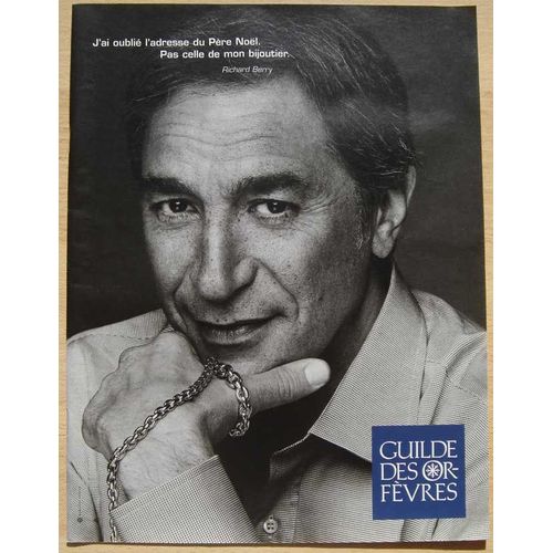 Richard Berry - Publicité Guilde Des Or-Fèvres
