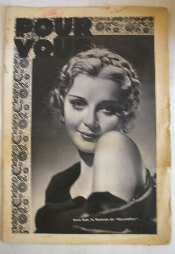 Pour Vous L'intran N°321 Du 10-01-1935 Pour Vous L'intran N°321 Du 10-01-1935