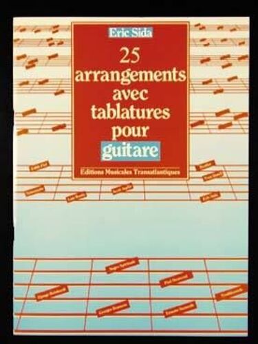 25 Arrangements Avec Tablatures Pour Guitare