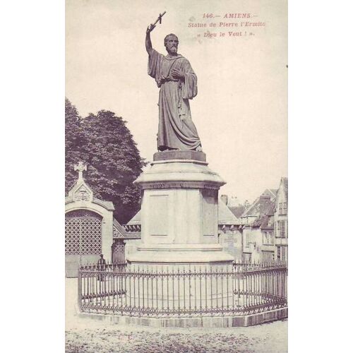Amiens - Statue De Pierre L'ermite - Ref 000 669