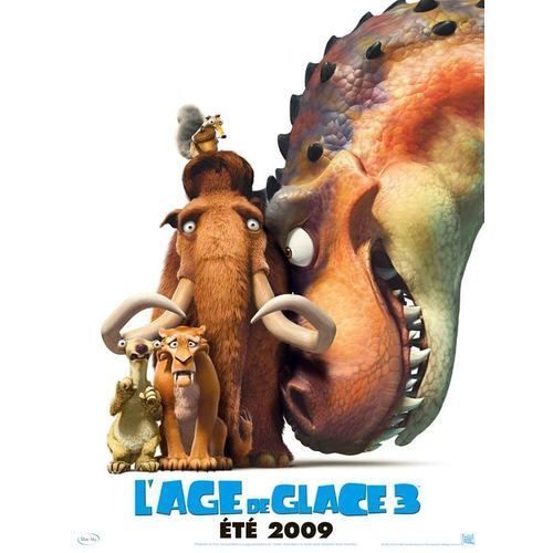 L'age De Glace 3 - Pré - Affiche De Cinema - Format 120x160 Cm