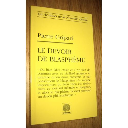 Le Devoir De Blasphème