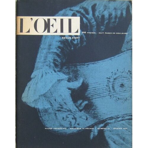 Revue D'art N° 14 : L'oeil