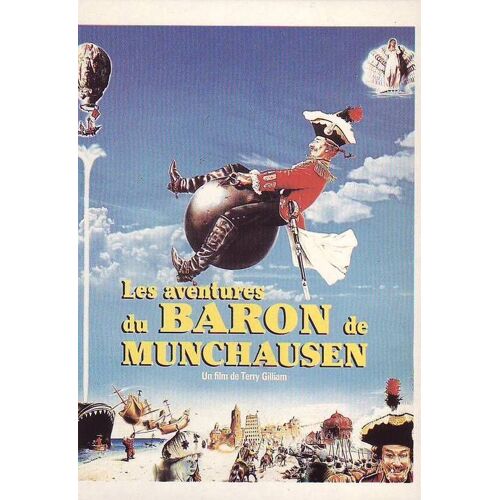 Les Aventures Du Baron De Munchausen - Un Film De Terry Gillian - Affiche De Jacques Fabre - Ref 000 502