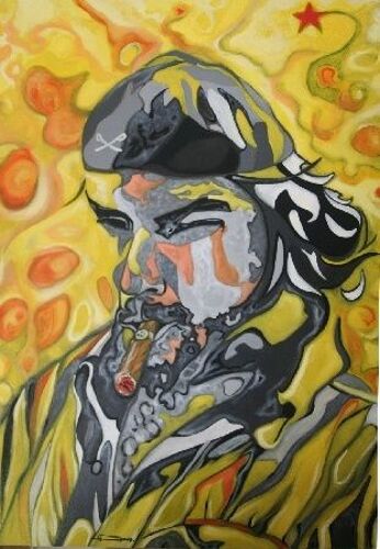 Portrait Du Che Début Du Personnage !Sierra-Maestra .