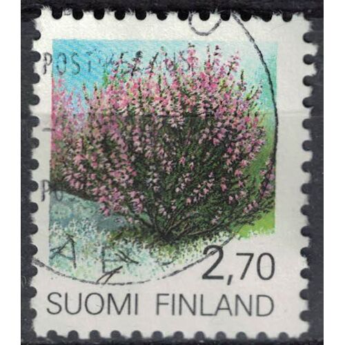 Finlande 1990 Oblitéré Used Plante Vivace Calluna Vulgaris Callune Su